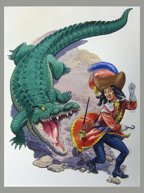 Captain Hook 2 (Original) by Peter Pan (Nadir Quinto) at The Illustration Art Gallery