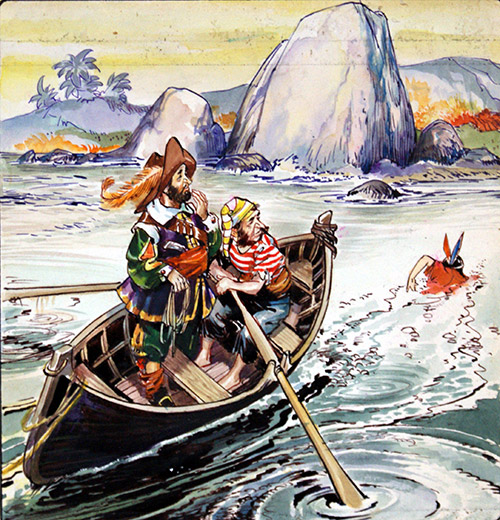 Peter Pan: To The Island (Original) by Peter Pan (Nadir Quinto) at The Illustration Art Gallery
