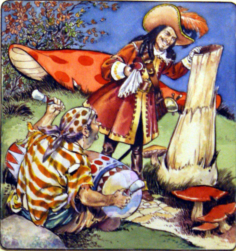 Peter Pan: Captain Hook and the Toadstool (Original) art by Peter Pan (Nadir Quinto) at The Illustration Art Gallery