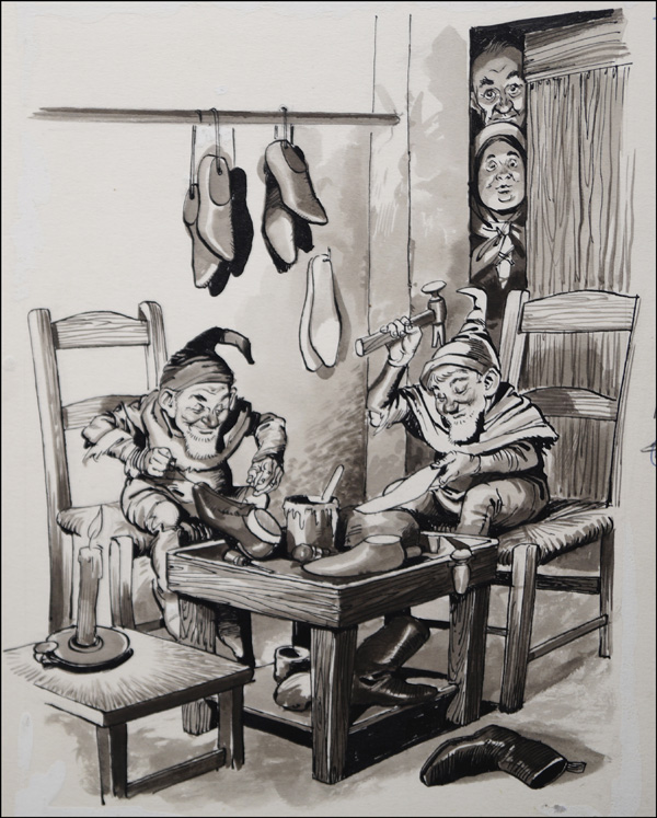 The Merry Cobblers (Original) by Nadir Quinto at The Illustration Art Gallery