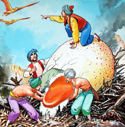 Breakfast Is Served (Original) by Sinbad the Sailor (Nadir Quinto) at The Illustration Art Gallery