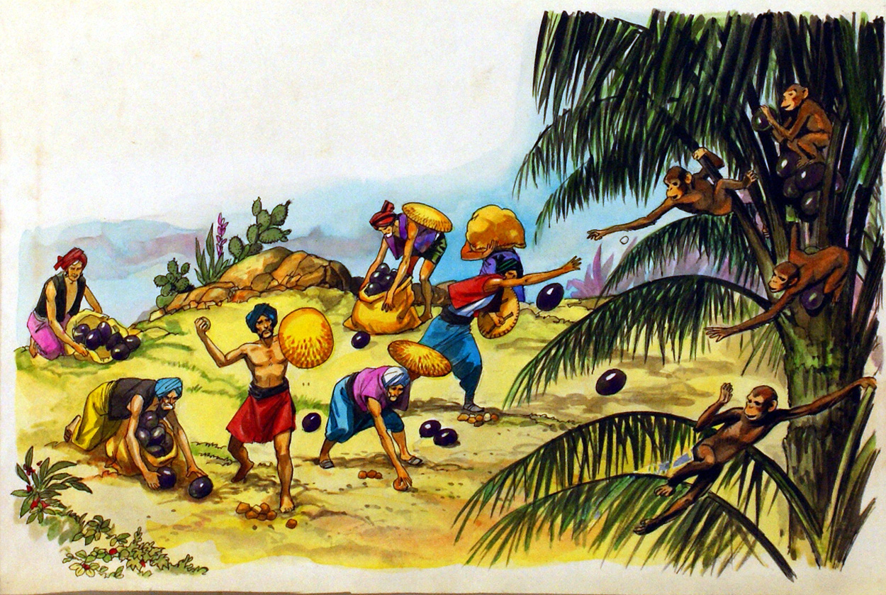 Sinbad & The Monkeys (Original) art by Sinbad the Sailor (Nadir Quinto) at The Illustration Art Gallery