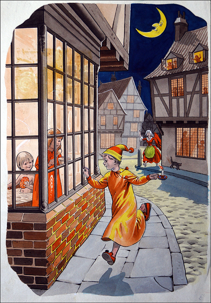Wee Willie Winkie (Original) art by Nadir Quinto at The Illustration Art Gallery