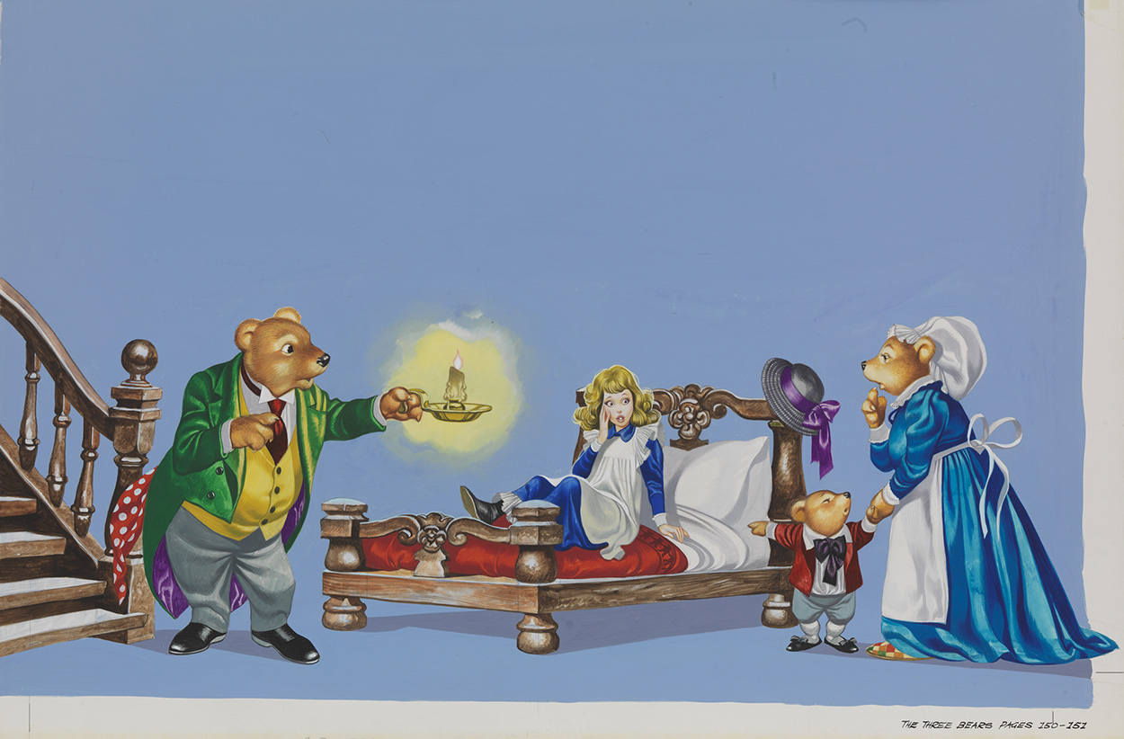 The Three Bears (Original) art by Goldilocks (Ron Embleton) at The Illustration Art Gallery