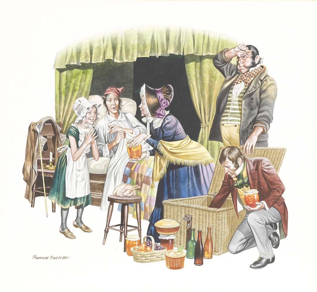 The Old Curiosity Shop (Original) (Signed) art by Charles Dickens (Ron Embleton) at The Illustration Art Gallery