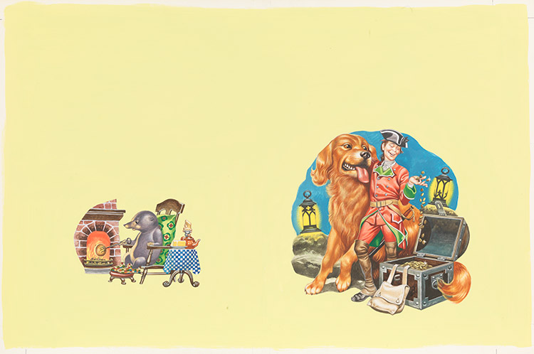 The Tinder Box (Original) by The Tinder Box (Ron Embleton) at The Illustration Art Gallery