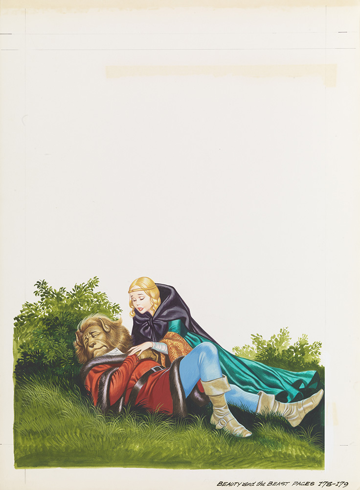 Beauty and the Beast - Lovelorn (Original) art by Beauty and the Beast (Ron Embleton) at The Illustration Art Gallery