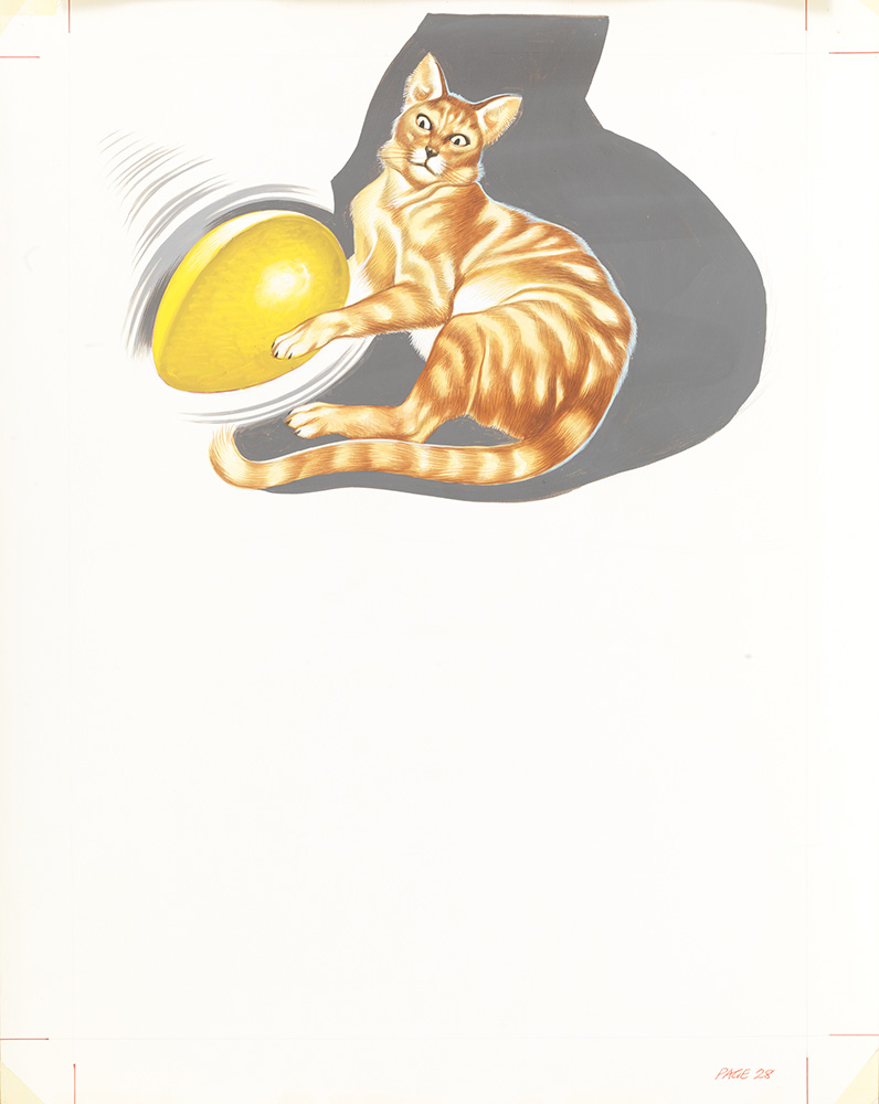 The Cat and the Golden Egg (Original) art by Aesop's Fables (Ron Embleton) at The Illustration Art Gallery