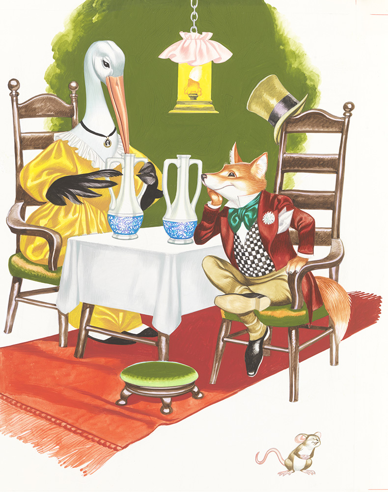 The Fox and the Goose (Original) art by Aesop's Fables (Ron Embleton) at The Illustration Art Gallery