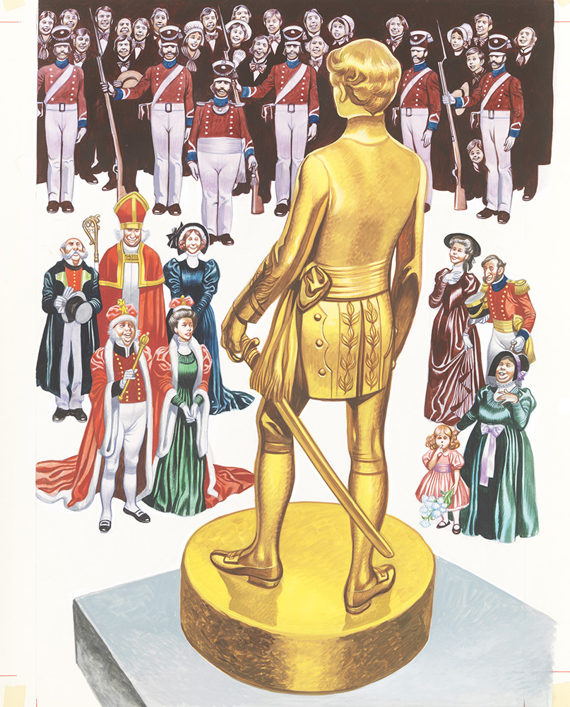 The Happy Prince: The Golden Statue (Original) art by The Happy Prince (Ron Embleton) at The Illustration Art Gallery