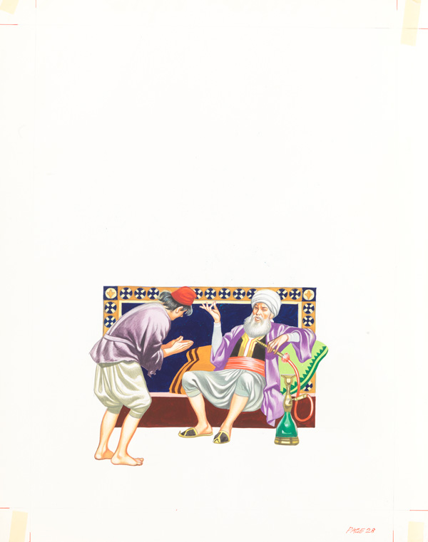 Sinbad the Sailor - Supplicant (Original) by Sinbad the Sailor (Ron Embleton) at The Illustration Art Gallery