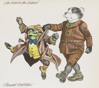 The Wind in the Willows - Badger and Toad (Original) (Signed)