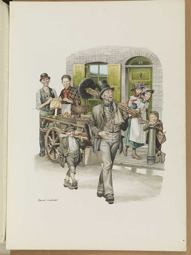 The Sweep (Original) (Signed) art by Victorian and Edwardian Britain (Ron Embleton) at The Illustration Art Gallery