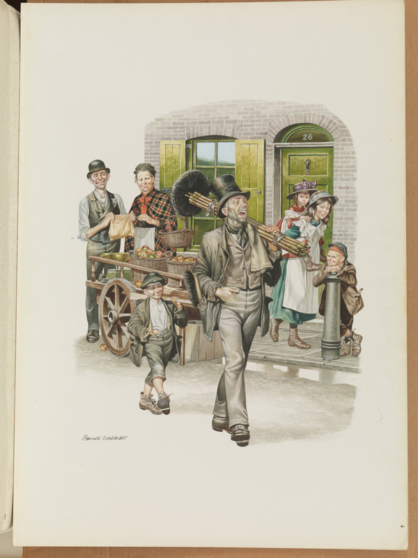 The Sweep (Original) (Signed) by Victorian and Edwardian Britain (Ron Embleton) at The Illustration Art Gallery