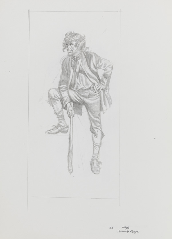Barnaby Rudge - Hugh (Original) by Charles Dickens (Ron Embleton) at The Illustration Art Gallery