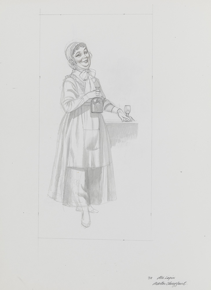 Martin Chuzzlewit - Mrs Gamp (Original) art by Charles Dickens (Ron Embleton) at The Illustration Art Gallery