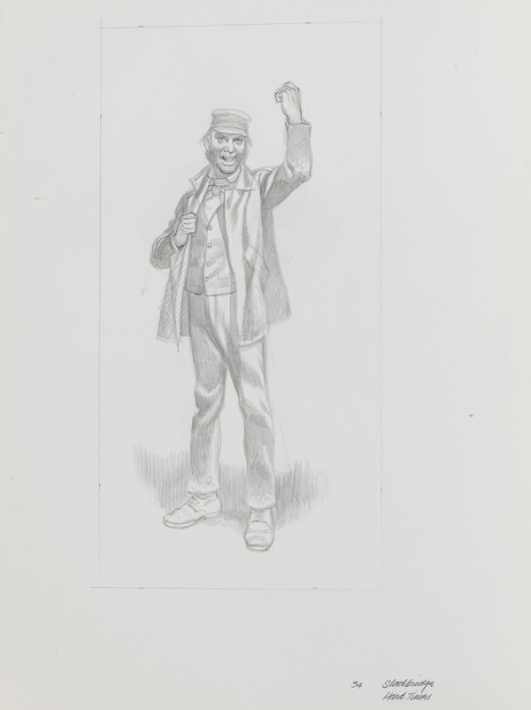 Hard Times - Mr Slackbridge (Original) by Charles Dickens (Ron Embleton) at The Illustration Art Gallery