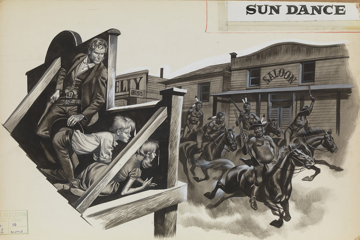 Sundance (Original) art by American History (Ron Embleton) at The Illustration Art Gallery