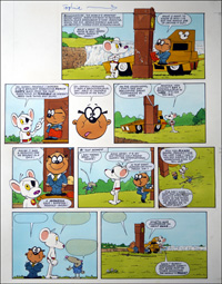 Danger Mouse - Ice Age (TWO pages) art by Arthur Ranson