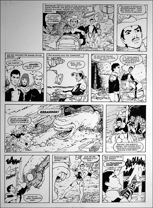 Galaxy Rangers: Energy Bolt (TWO pages) (Originals) (Signed) by Galaxy Rangers (Ranson) at The Illustration Art Gallery