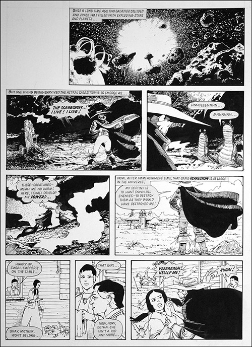Galaxy Rangers: The Scarecrow (TWO pages) (Originals) (Signed) by Galaxy Rangers (Ranson) at The Illustration Art Gallery