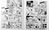 Galaxy Rangers (TWO pages) (Originals) (Signed)