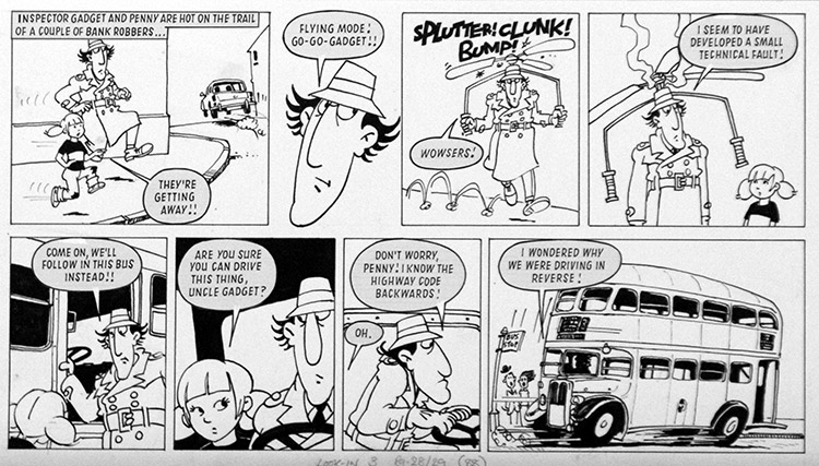 Inspector Gadget from 'Look In' 2 (Original) by Inspector Gadget (Ranson) at The Illustration Art Gallery