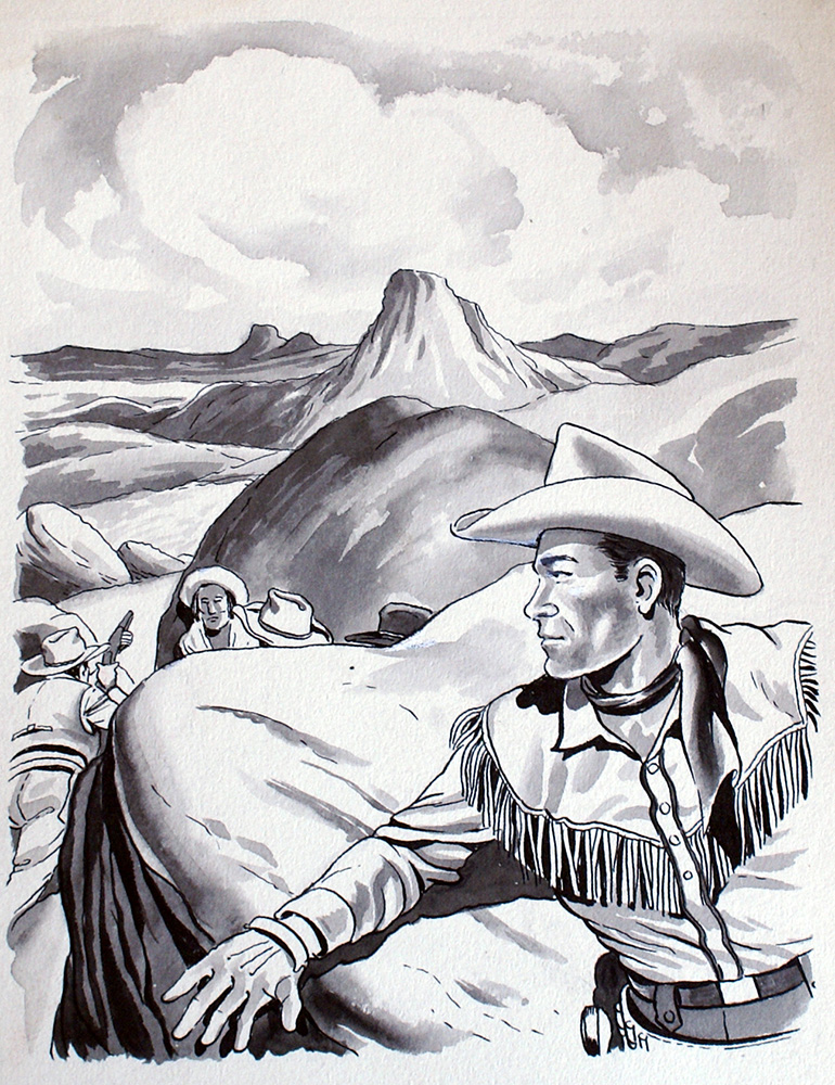 Roy Rogers Adventure Annual #1 (Original) art by Leo Rawlings at The Illustration Art Gallery