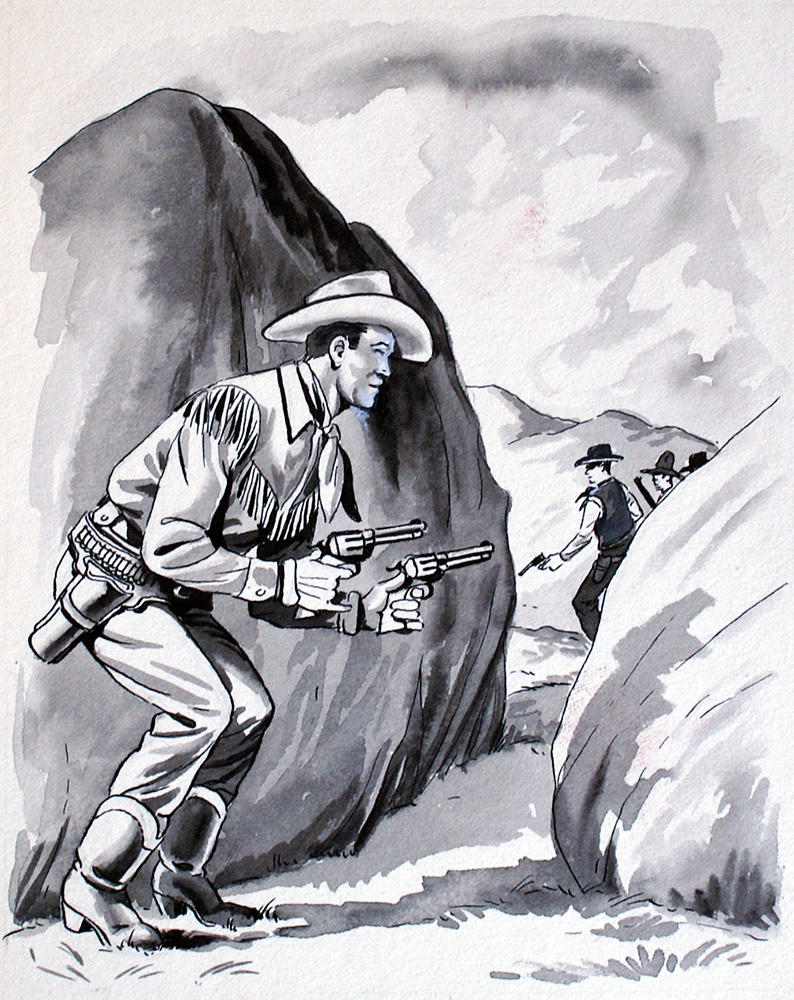 Roy Rogers Adventure Annual #3 (Original) art by Leo Rawlings Art at The Illustration Art Gallery