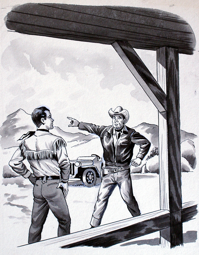 Roy Rogers Adventure Annual #4 (Original) art by Leo Rawlings at The Illustration Art Gallery