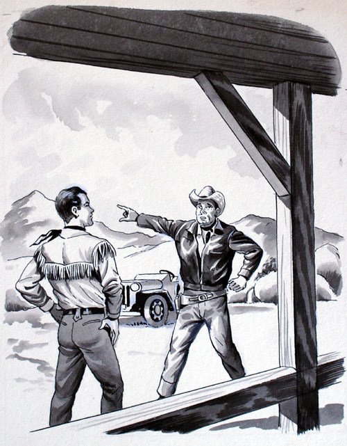 Roy Rogers Adventure Annual #4 (Original) by Leo Rawlings at The Illustration Art Gallery