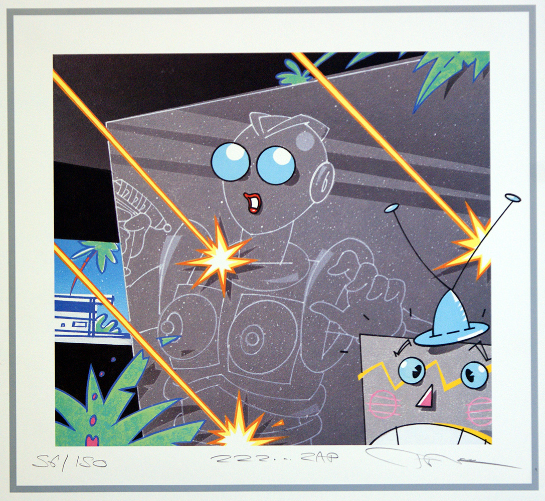 ZZZap (Limited Edition Print) (Signed) art by Peter Richardson at The Illustration Art Gallery