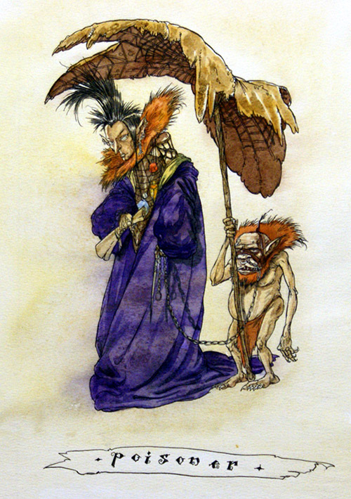 Fairy Wars: The Poisoner (Original) by Chris Riddell at The Illustration Art Gallery