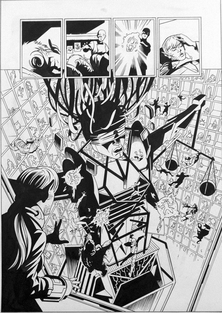 Doctor Who: The Crimson Hand, Part 2 Page 1 (Original) art by David Roach Art at The Illustration Art Gallery