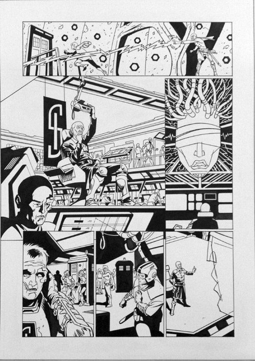 Doctor Who: The Crimson Hand, Part 1 Page 5 (Original) by David Roach at The Illustration Art Gallery