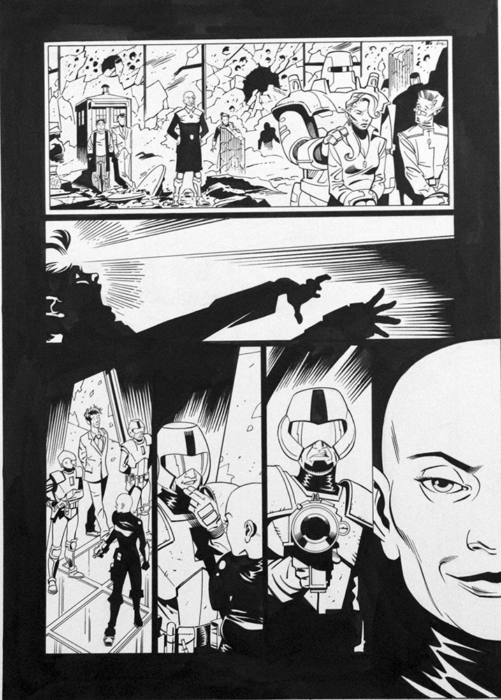 Doctor Who: The Crimson Hand, Part 2 Page 6 (Original) art by David Roach at The Illustration Art Gallery