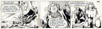 AXA daily strip 707 - The Gambler art by Enric Badia Romero