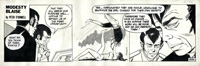 Modesty Blaise strip 2126 - Warlords of Phoenix - Very Early Romero Modesty Blaise strip art by Enric Badia Romero