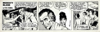 Modesty Blaise strip 2298 - The Green Eyed Monster: Meeting the President (Original) (Signed)