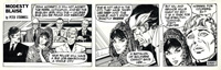 Modesty Blaise strip 2320 - Secret Meeting with El Presidente art by Enric Badia Romero