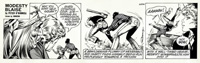 Modesty Blaise daily strip 6594 - Help The Squaw (Original) (Signed)