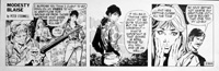 Modesty Blaise daily strip #2355 - Getting Closer All The Time art by Enric Badia Romero