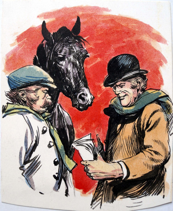 Black Beauty - The Exchange (Original) by Black Beauty (Carlos Roume) Art at The Illustration Art Gallery