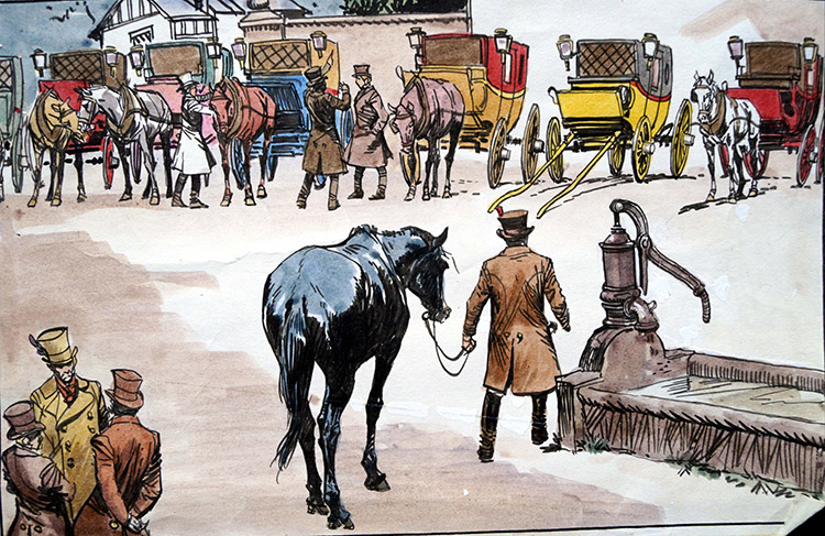 Black Beauty - I'll Take The Yellow One (Original) by Black Beauty (Carlos Roume) Art at The Illustration Art Gallery