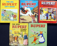 A Collection of Rupert Hardbacks (5 BOOKS)
