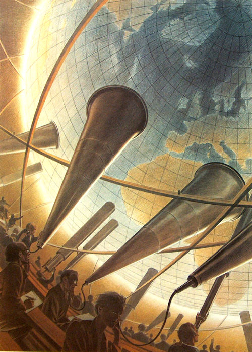 Sounds of Fury (Print) by Francois Schuiten at The Illustration Art Gallery