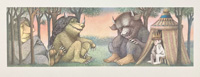 Where The Wild Things Are: King Max art by Maurice Sendak