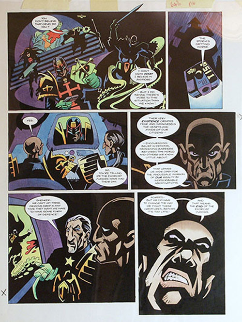 Cabal from Judge Dredd Megazine #7 page 16 (Original) by Pete Smith Art at The Illustration Art Gallery