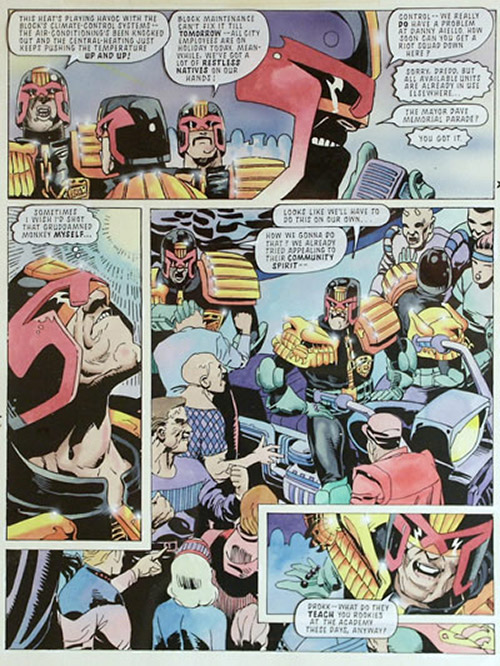 Judge Dredd: Do the Wrong Thing 49-3 (Original) by Pete Smith at The Illustration Art Gallery