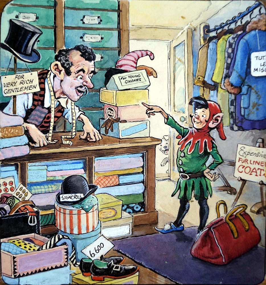 Norman Gnome: Suit You Sir (Original) art by Geoff Squire at The Illustration Art Gallery